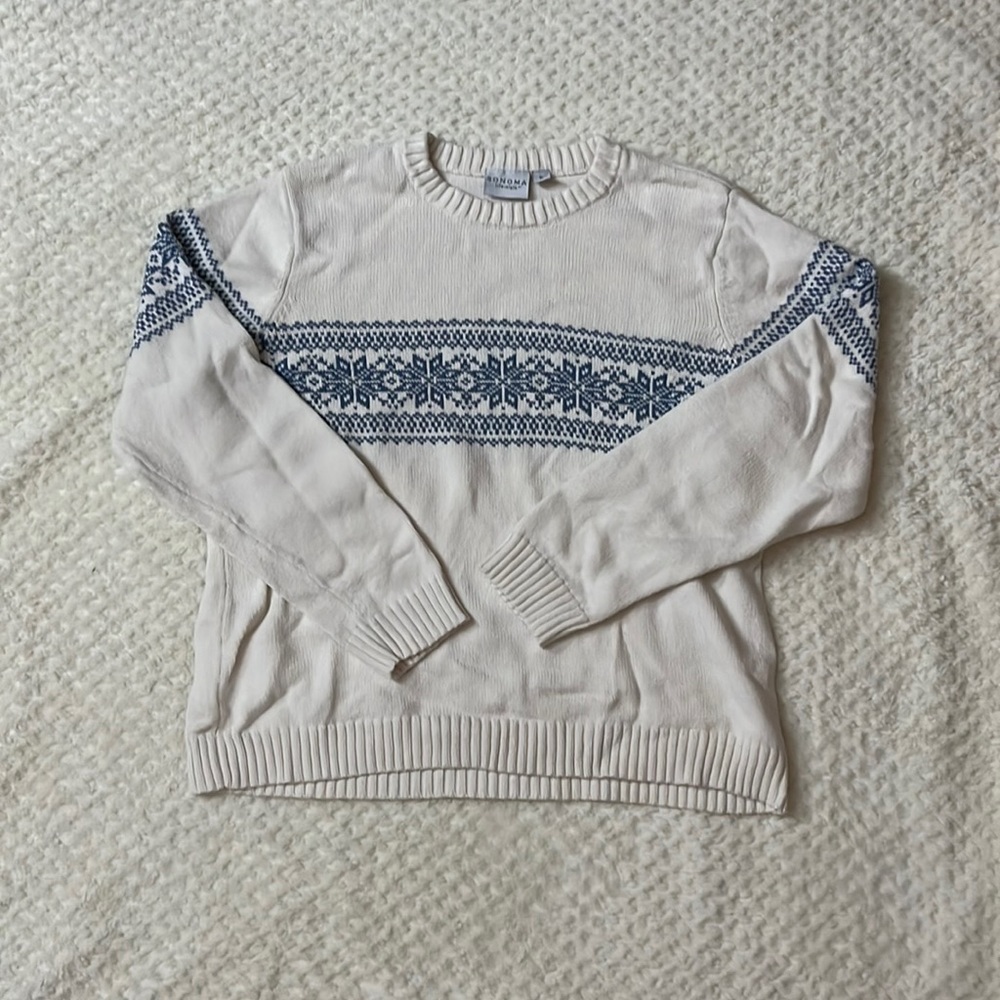 Sonoma snowflake sweater